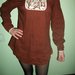 rudi retro stiliaus marškinėliai/tunika, Monton