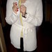 Baltas ilgas Vero Modsa megztinis