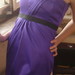 Graži, trumpa, violetinė suknelė