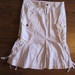 Baltas medvilninis sijonas