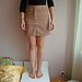 džinsinis rudas sijonas
