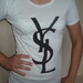  YSL logo t-shirt palaidinė
