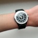 Naujas juodas silikoninis laikrodis