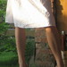 Baltas sijonas su taškučiais