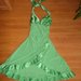 Žalia proginė suknelė