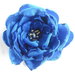 Mėlyna gėlė į plaukus