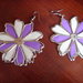 Baltai-violetinės gėlės