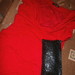 Raudona tampri tunika-suknele+delniuke