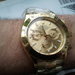 rolex daytona aukso spalvos laikrodis