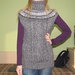 Pilkas šiltas ilgas megztinis/suknytė