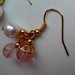 Rožinis perlas su auksu