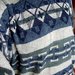vintažinis raštuotas megztinis