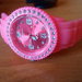 Rožinis ICE laikrodis