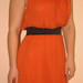 Orandžinė trumpa suknelė