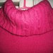 šiltas rožinis megztinis