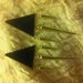 auskariukai trikampiai su spygliais