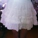 TALLY-WEIJL baltas vasariškas klostuotas sijonas