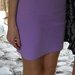 Violetinės spalvos vasarinė suknelė