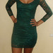 Nuostabi ASOS žalia gipiūrinė suknelė