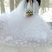 Puošni vestuvinė suknelė