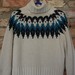 Skandinaviškas raštuotas megztinis