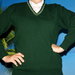 Žalias mokyklinis megztinis
