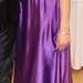 Ilga violetinė suknelė