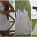 Balta lininė suknelė 