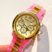 Michael kors rožinis moteriškas laikrodis