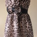 Leopardinė suknelė. 