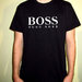 HUGO boss juodi vyr marškinėliai