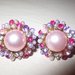 "Pink" perlų auskarai NUOLAIDA