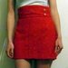 Raudonas H&M sijonas