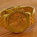 MK laikrodis gold spalvos su akutėmis