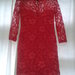Nauja raudona gipiūrinė suknelė