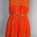 Oranžinė gražuolė suknelė