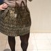 Louis Vuitton rašto pustas sijonas