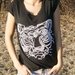 Zara marškinėliai su karoliukais siuvinėtu tigru
