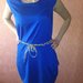 Mėlyna puošni suknelė