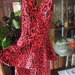 Raudona Asos suknelė