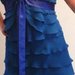 Klostuota mėlyna suknelė