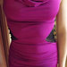 Violetinė madinga suknelė