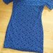 Mėlyna gifiūrinė suknelė 