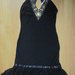 Nauja juoda puošni suknelė, S ir M dydžiai