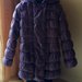 Parduodamas purpurinis žieminis paltukas mergaitei