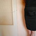 Juodas grazus klasikinis sijonas