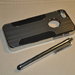 sidabrinis dekliukas iphone 5/5g/5s ir stylus pen