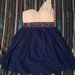 Žavi mėlyna suknelė