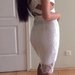 Balta kokteilinė suknelė