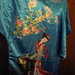 Šilkiniai naktiniai kimono su sakuromis